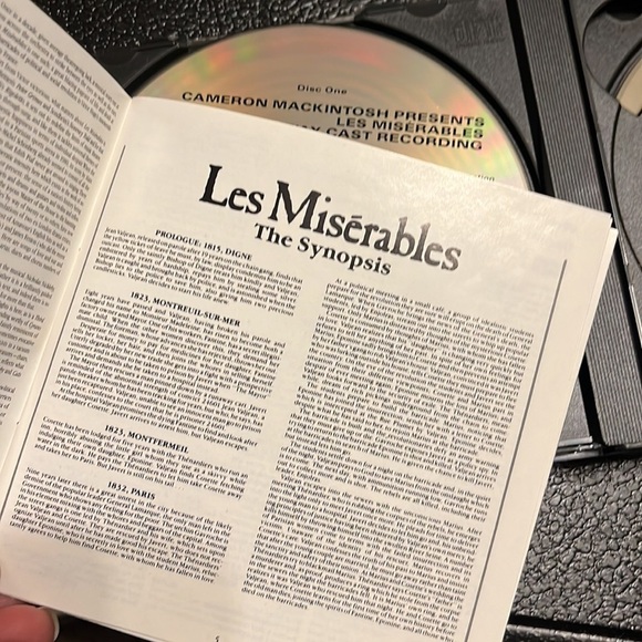 Les‎ Misérables Original Broadway Cast Recording Two Disc Set 1987 EUC Booklet - Picture 7 of 10